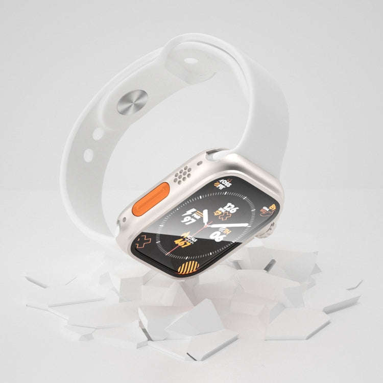 For Apple Watch Series 9 / 8 / 7 41mm Change to Ultra 49mm Waterproof All-Inclusive Film Hybrid P...