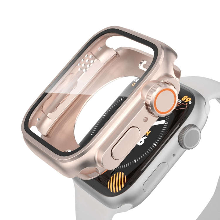 For Apple Watch Series 9 / 8 / 7 45mm Change to Ultra 49mm Waterproof All-Inclusive Film Hybrid P...