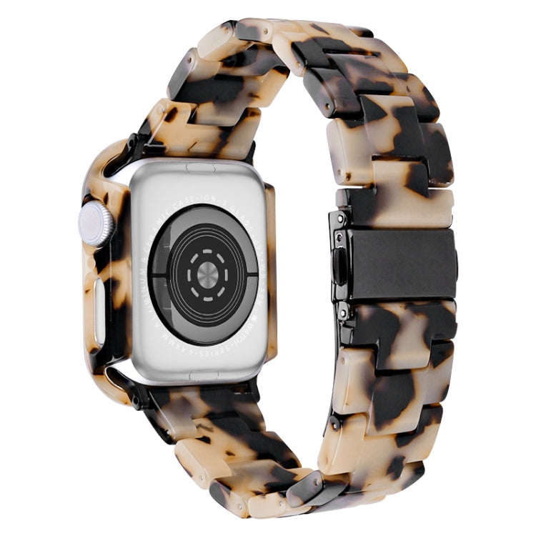 For Apple Watch Ultra 2 / Ultra 49mm Printed Resin PC Watch Band Case Kit(Milk Pattern)