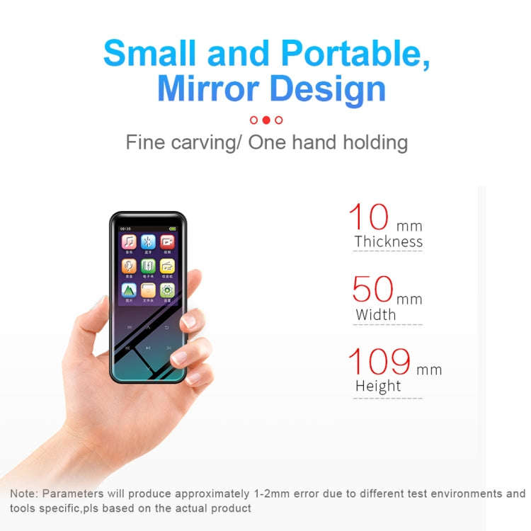32GB M15 Multi-function Smart Voice Recorder MP3 Hifi Sound Music Player Walkman, Bluetooth Version