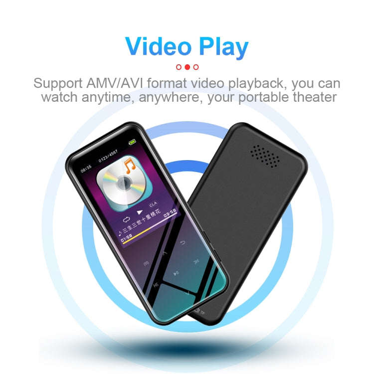 32GB M15 Multi-function Smart Voice Recorder MP3 Hifi Sound Music Player Walkman, Bluetooth Version