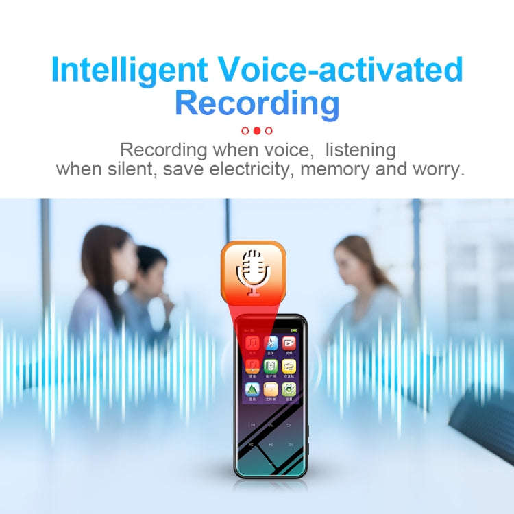 32GB M15 Multi-function Smart Voice Recorder MP3 Hifi Sound Music Player Walkman, Bluetooth Version