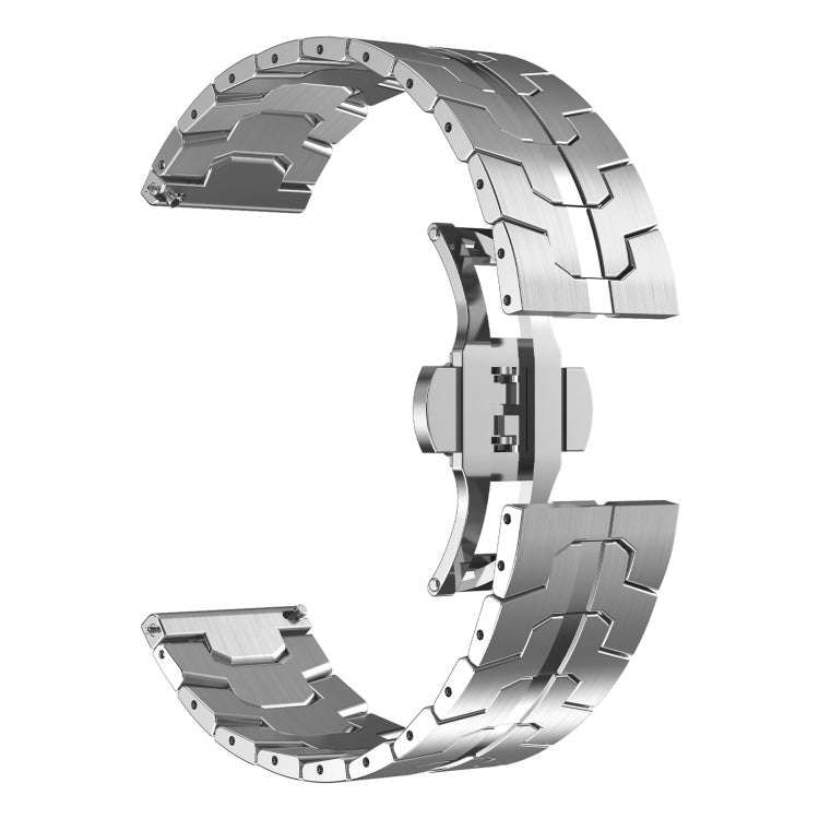 For Samsung Galaxy Watch 6 / 6 Classic Stainless Steel Metal Watch Band(Silver)