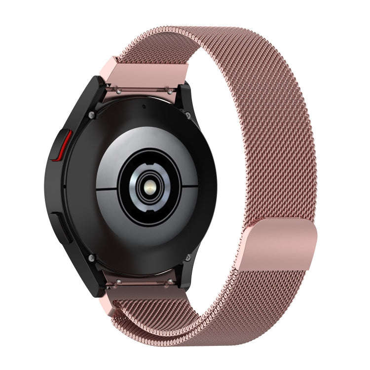 For Samsung Galaxy Watch 6 / 6 Classic Milan Magnetic Metal Watch Band(Rose Pink)