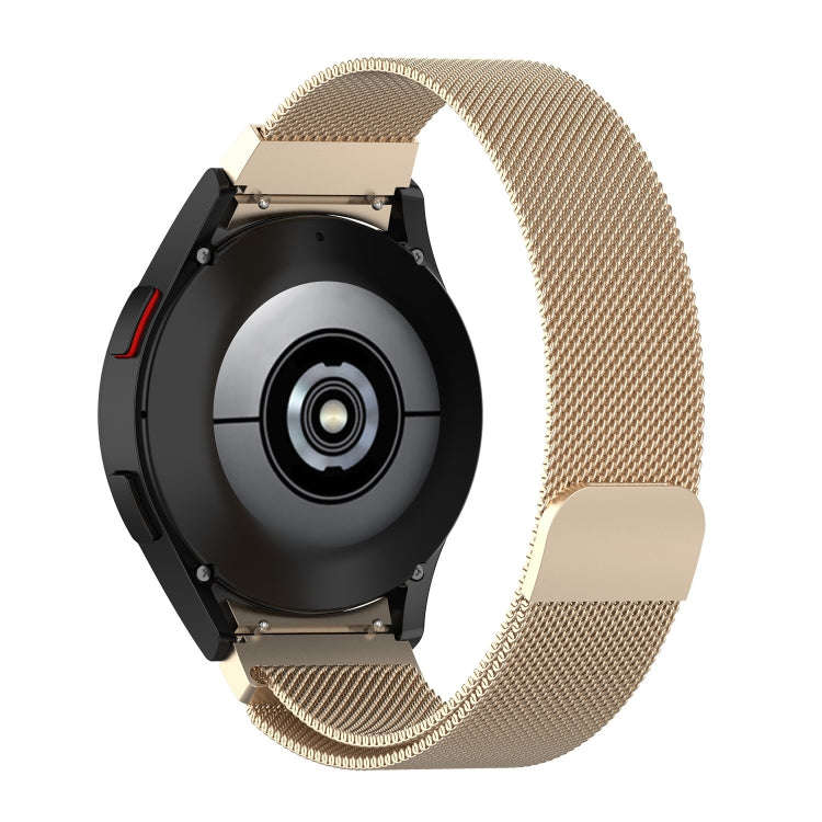 For Samsung Galaxy Watch 6 / 6 Classic Milan Magnetic Metal Watch Band(Champagne)