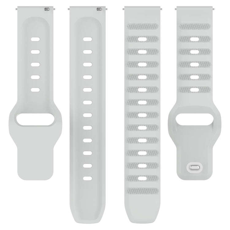 For Samsung Galaxy Watch 6 / 6 Classic Pockmark Texture Reverse Buckle Silicone Watch Band(Light ...