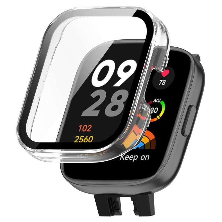 For Redmi Watch 3 Lite / Redmi Watch 3 Active PC + Tempered Film Integrated Watch Protective Case...