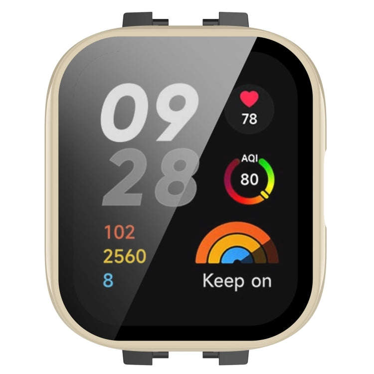 For Redmi Watch 3 Lite / Redmi Watch 3 Active PC + Tempered Film Integrated Watch Protective Case...