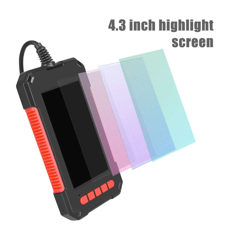 P40 3.9mm Red HD Waterproof Portable Integrated Hand-held Vertical Screen Industry Endoscope, Len...