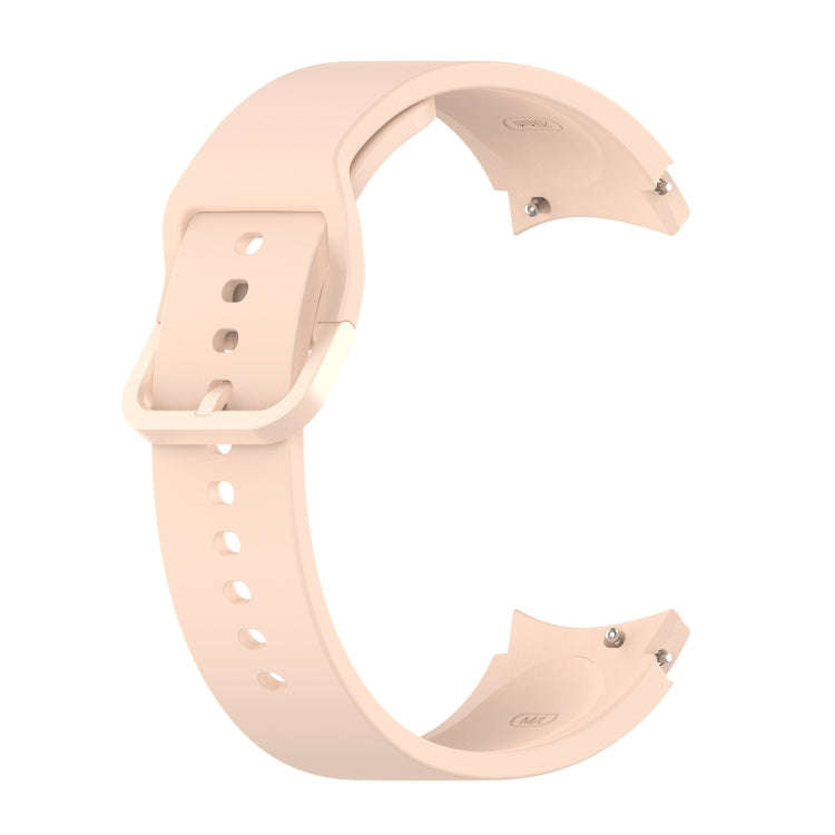 For Samsung Galaxy Watch 6 / 6 Classic Solid Color Buckle Silicone Watch Band, Size:L Size(Light ...