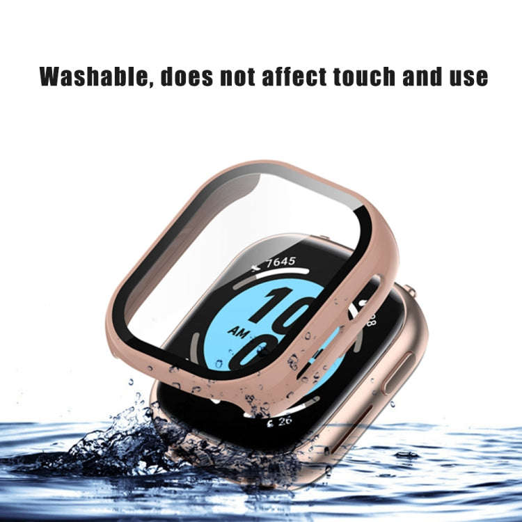 For Honor Watch 4 PC + 9H Tempered Glass Integrated Watch Case(Pink)
