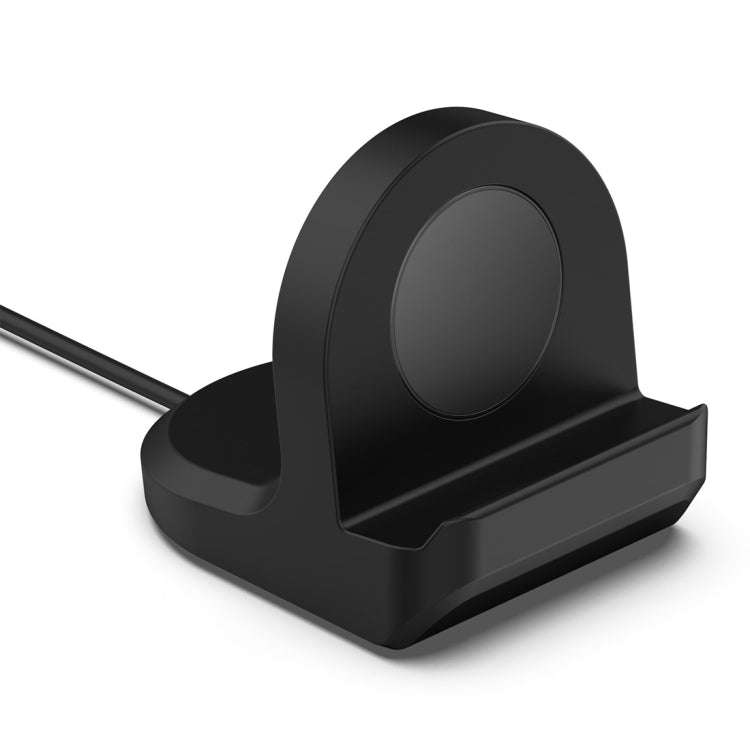 For Samsung Galaxy Watch 6 / 6 Classic / 5 Smart Watch Silicone Charging Bracket(Black)