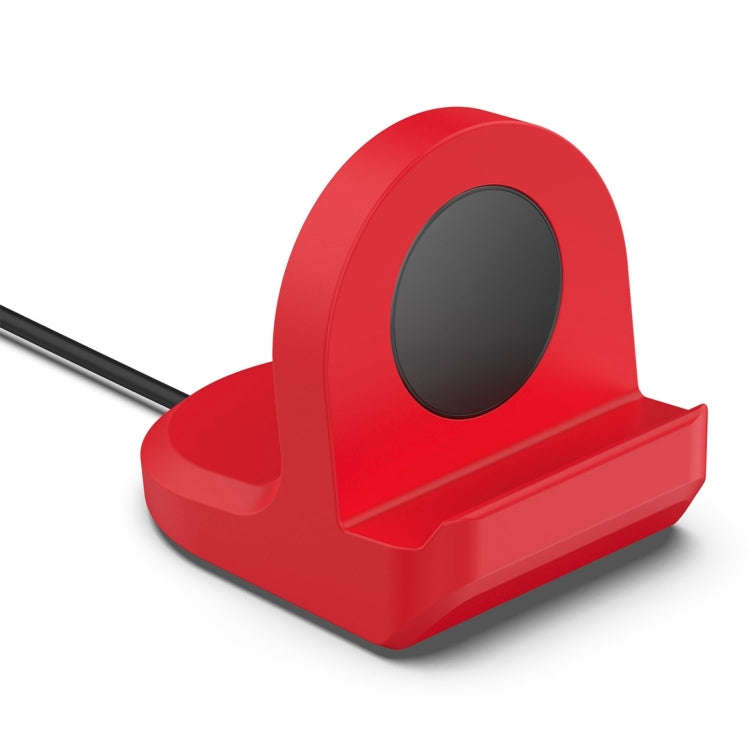 For Samsung Galaxy Watch 6 / 6 Classic Smart Watch Silicone Charging Bracket(Red)