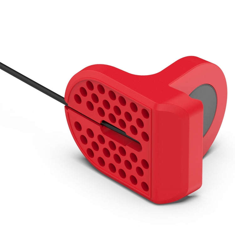 For Samsung Galaxy Watch 6 / 6 Classic Smart Watch Silicone Charging Bracket(Red)