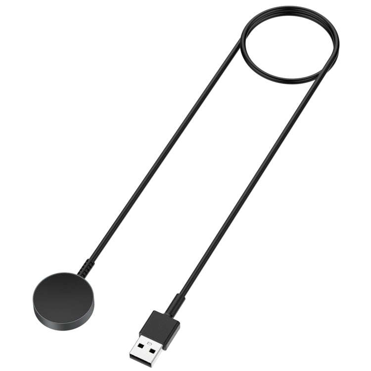 For Samsung Galaxy Watch 6 / 6 Classic USB-A Port Magnetic Metal Watch Charging Cable(Black)