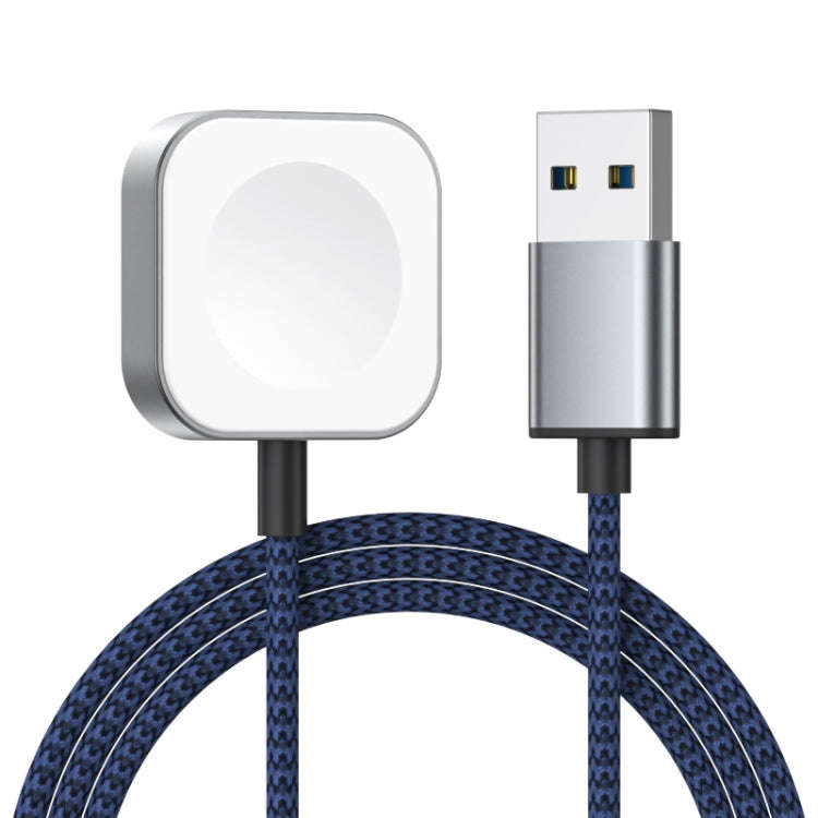 For Apple Watch USB Interface Magnetic Charger(Blue)