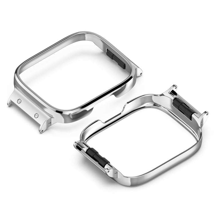 For Redmi Watch 3 Lite / Watch 3 Active Metal Watch Protective Frame(Silver)