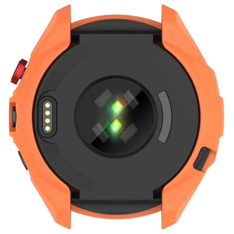 For Garmin Approach S70 47mm Armor Hollow Watch Protective Case(Orange)