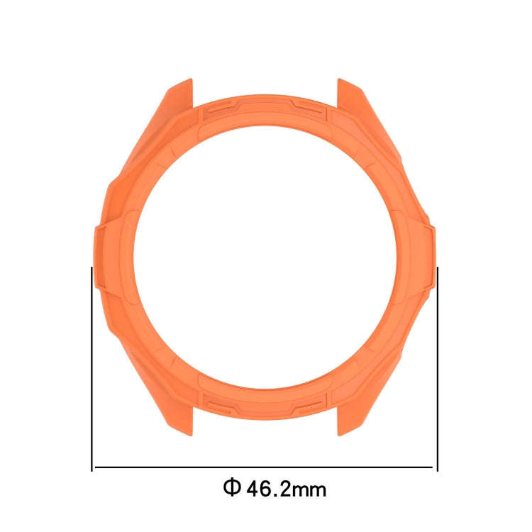 For Garmin Approach S70 42mm Armor Hollow Watch Protective Case(Light Pink)