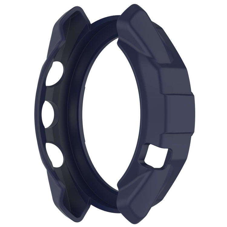 For Garmin Approach S70 42mm Armor Hollow Watch Protective Case(Midnight Blue)