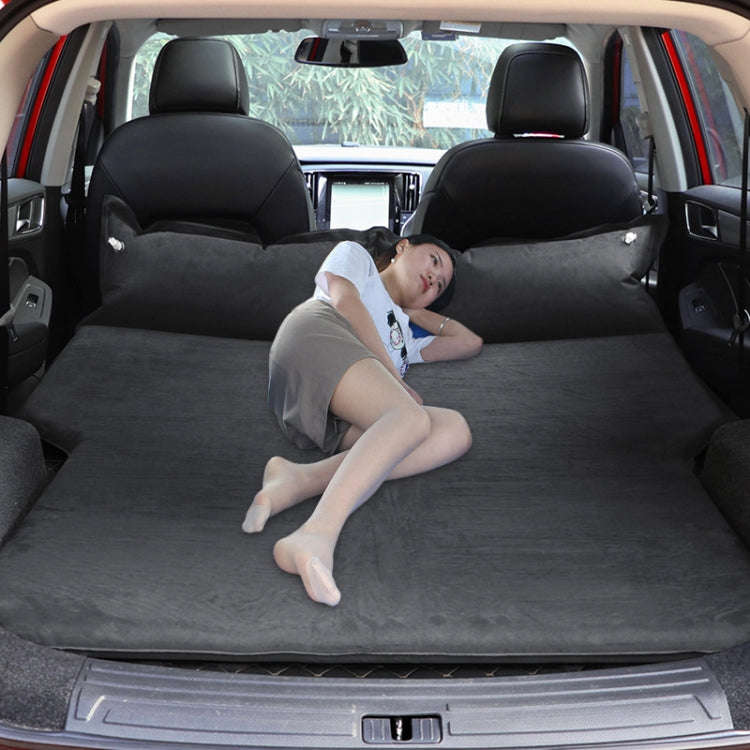 Universal Car Suede Sleeping Mat Mattress Off-road SUV Trunk Travel Inflatable Mattress Air Bed, ...