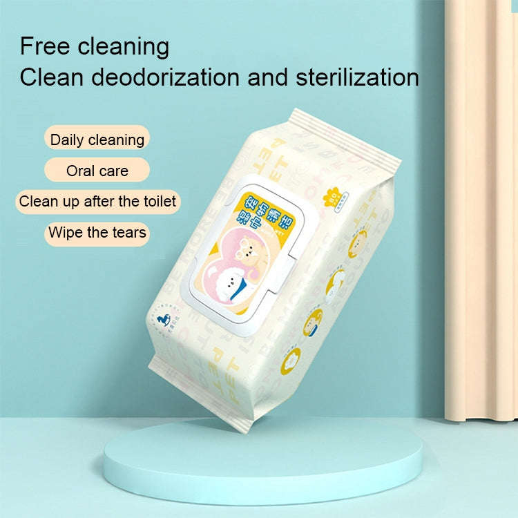Pet Cleaning Wet Wipes for Cat Dog Cleaning Body 80pcs x 1