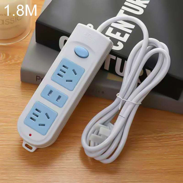 Anti-electric Shock Desk Power Strip Socket 3-position 1.8m, CN Plug