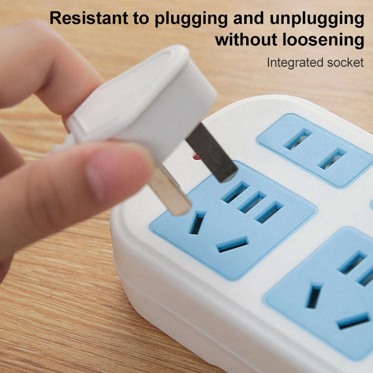 Anti-electric Shock Desk Power Strip Socket 3-position 1.8m, CN Plug