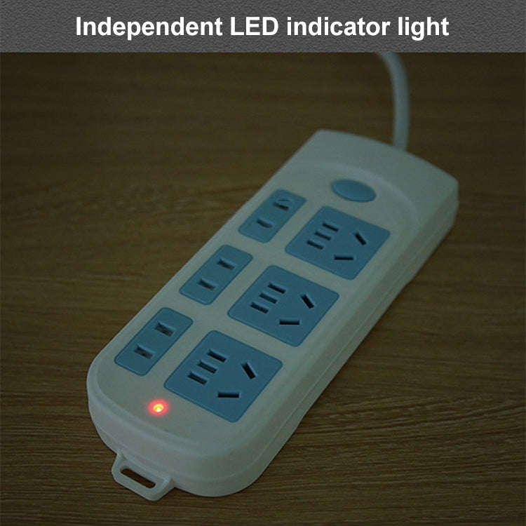 Anti-electric Shock Desk Power Strip Socket 3-position 1.8m, CN Plug