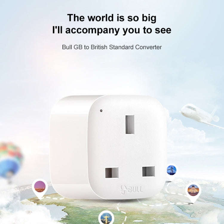 BULL CN Plug to UK Plug Converter UK Plug