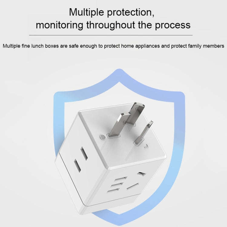 KYFEN USB Smart Mini Multi-function Fast Charging Socket(White)