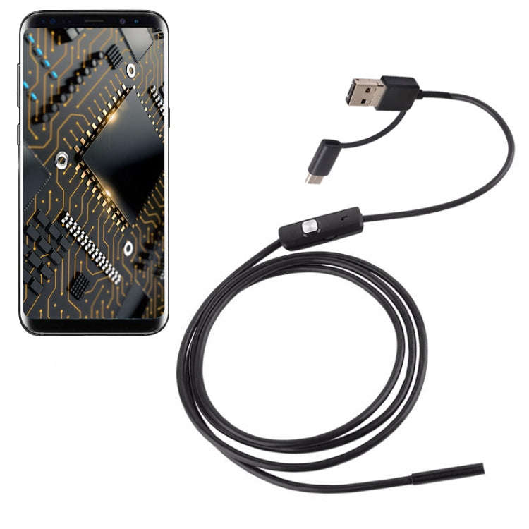 AN100 3 in 1 IP67 Waterproof USB-C / Type-C + Micro USB + USB HD Endoscope Snake Tube Inspection ...