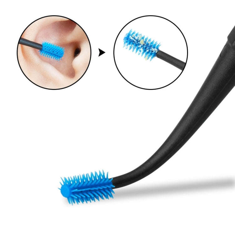 Japan 360-Degree Silicone Dual-Head Ear Scoop Soft-Head Spiral Ear Picking Tool(Random Color)