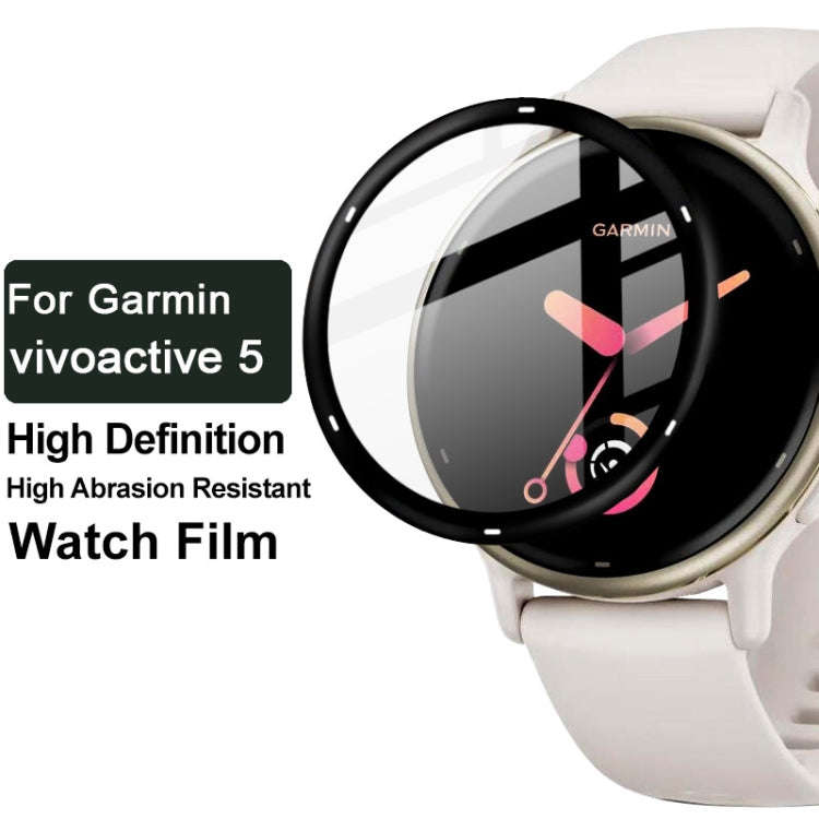 For Garmin Vivoactive 5 IMAK HD High Transparent Wear-resistant Watch Screen Protective Film