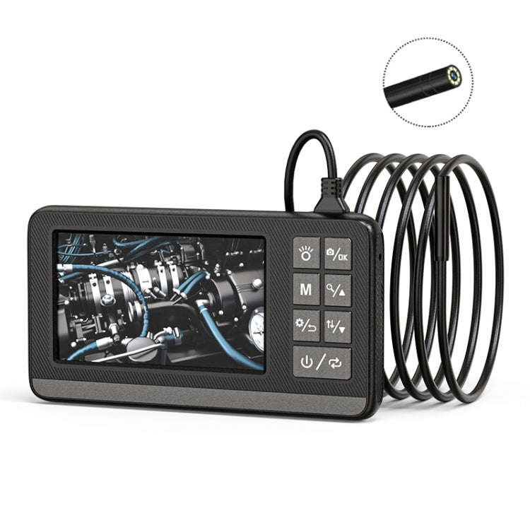 P005 8mm Single Lenses Industrial Pipeline Endoscope with 4.3 inch HD Screen, Spec:10m Tube