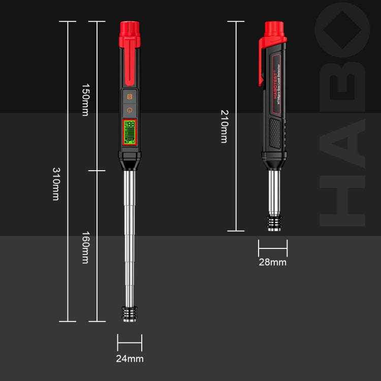 HABOTEST HT56 Pro Combustible Gas Detector Liquefied Petroleum Gas Natural Gas Alarm