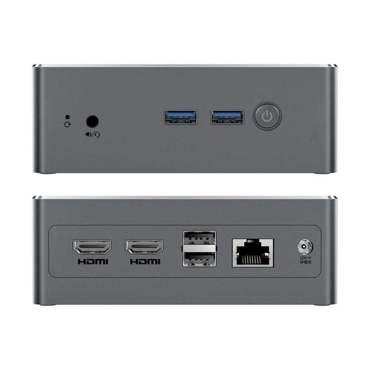BMAX B4 Windows 11 Mini PC, 16GB+512GB, Intel Alder Lake N95, Support Dual HDMI / RJ45(US Plug)