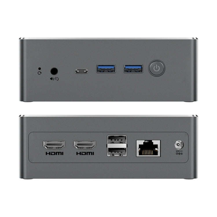 BMAX B4 Plus Windows 11 Mini PC, 16GB+512GB, Intel Alder Lake N100, Support Dual HDMI / RJ45(EU P...