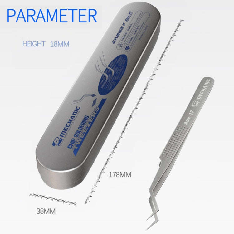 Mechanic Aax-17 Non-Magnetic Stainless Steel Tweezer