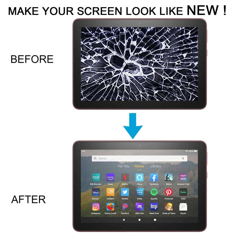 For Amazon Fire HD 8 2022 LCD Screen With Digitizer Full Assembly