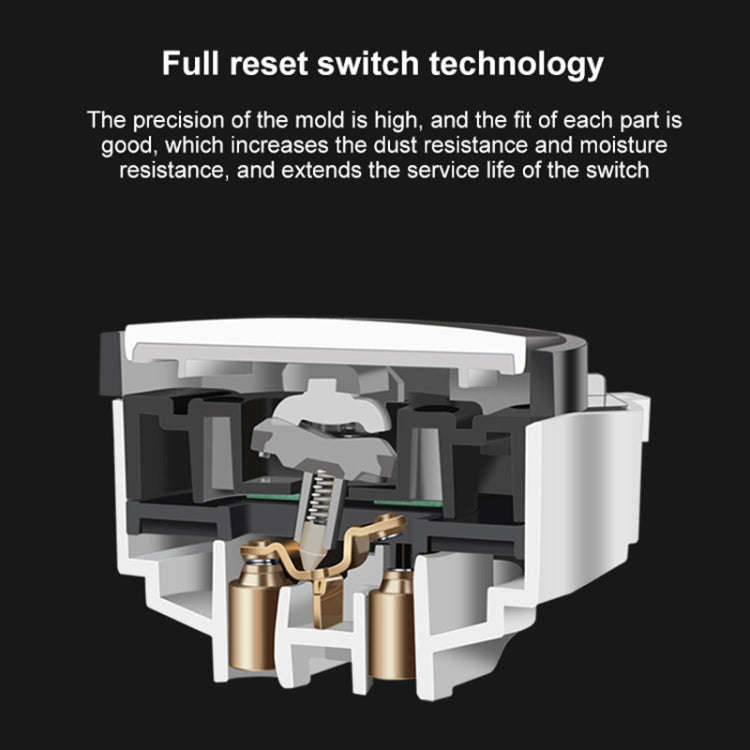 86mm Round LED Tempered Glass Switch Panel, Gold Round Glass, Style:Two Billing Control