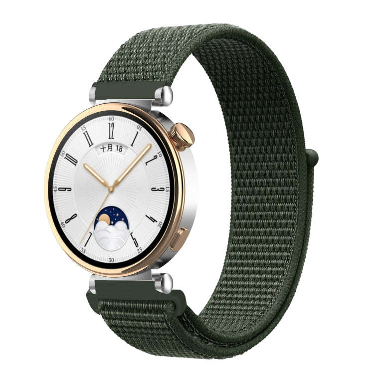 18mm Universal Nylon Loop Watch Band(Army Green)