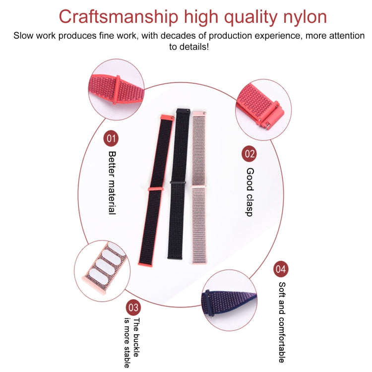 18mm Universal Nylon Loop Watch Band(Seashell)