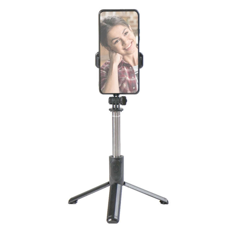 Q07 Bluetooth Selfie Stick Multifunctional Live Broadcast Tripod With Light(Black)