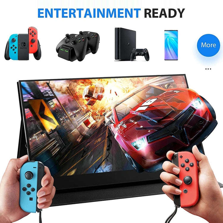 15.6 inch HDR 1080P IPS Screen Portable Monitor(No Charger)