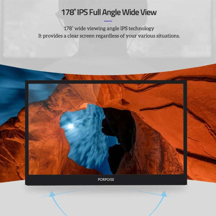 17.3 inch FHD 1920x1080P IPS Screen Portable Monitor(No Charger)