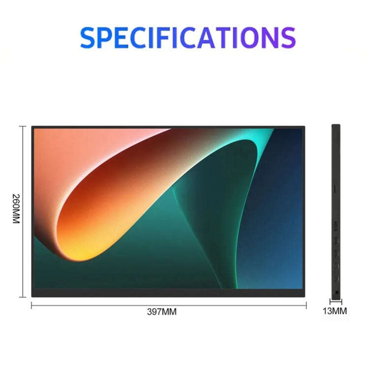 18 inch HDR 2560x1600P IPS Screen Portable Monitor(EU Plug)