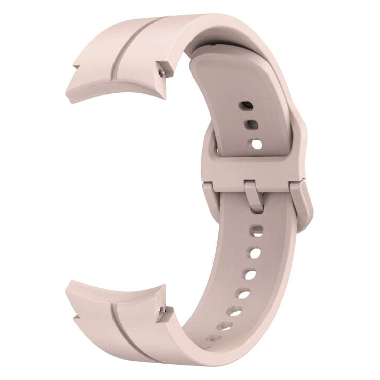 For Samsung Galaxy Watch 6 / 6 Classic Colorful Buckle Silicone Watch Band(Pink)