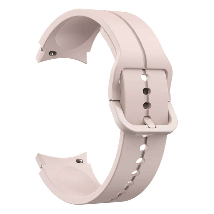 For Samsung Galaxy Watch 6 / 6 Classic Colorful Buckle Silicone Watch Band(Pink)