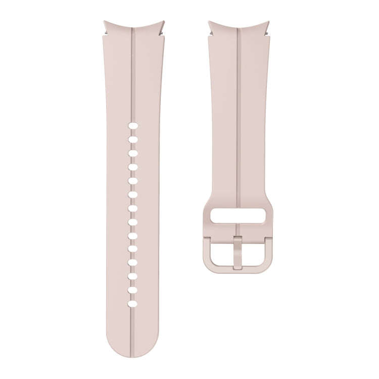 For Samsung Galaxy Watch 6 / 6 Classic Colorful Buckle Silicone Watch Band(Pink)